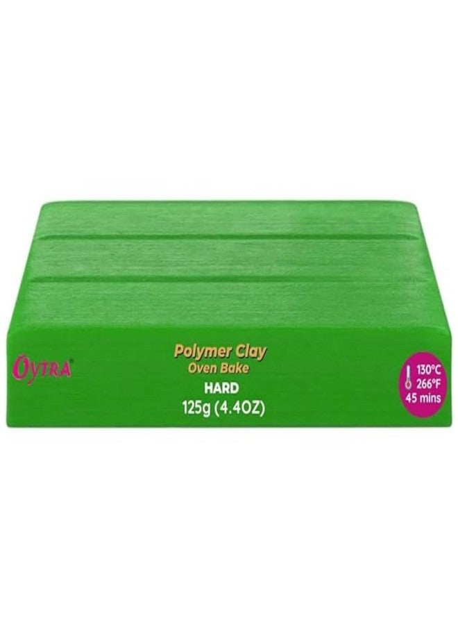 Oytra Polymer Clay Hard Oven Bake Clay for Canes and Sculpting Miniatures (Green) - Image 1